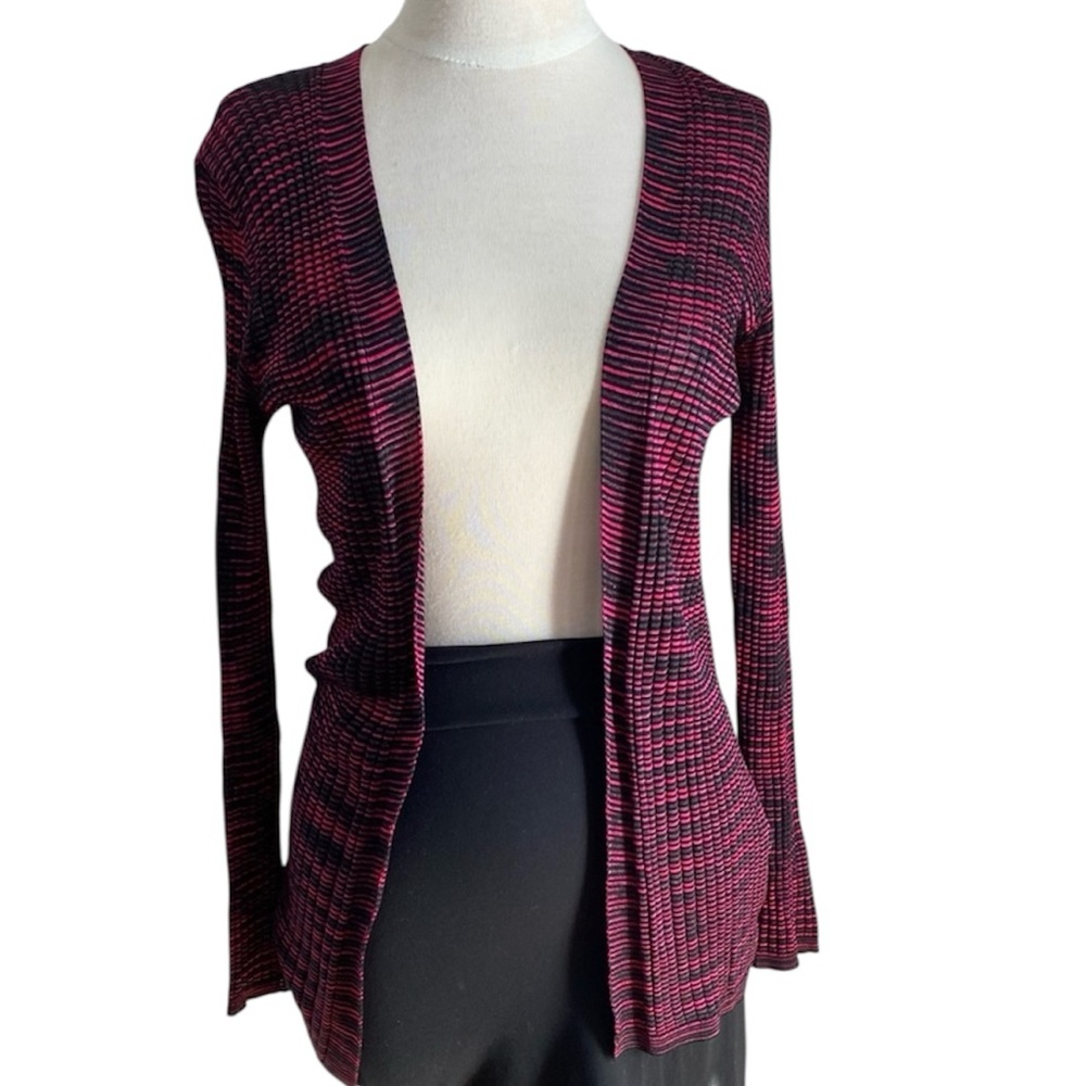 MISSONI Y2K LONG LENGTH OPEN FRONT CARDIGAN